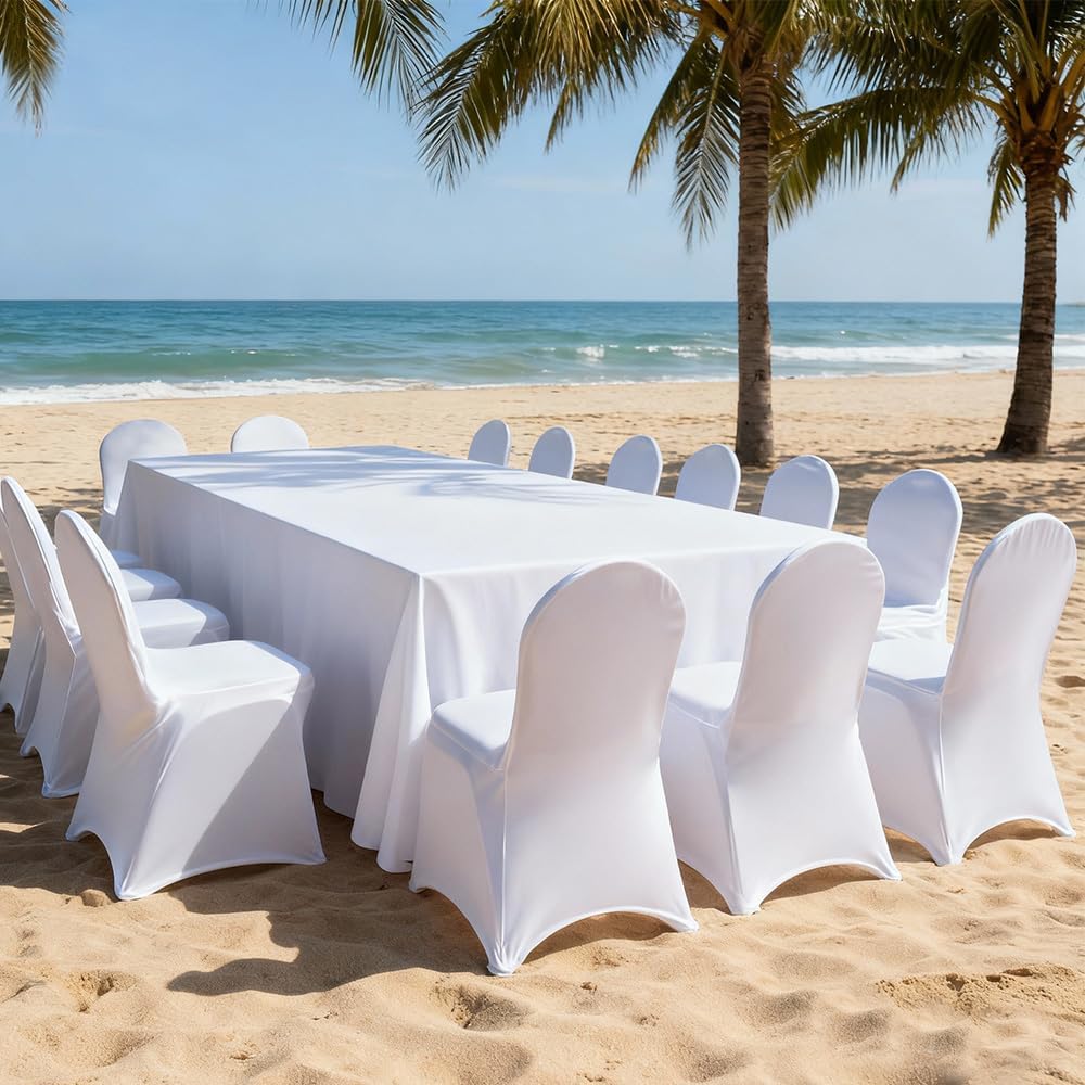 White Chair Covers - Image 5